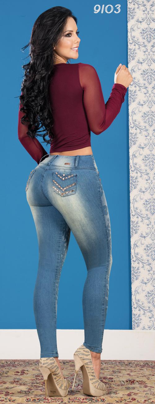 Jeans Levantacola Colombiano 