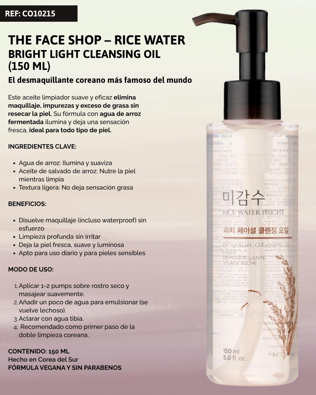 Rice Water Limpiador